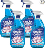 Simple Green Ready-To-Use Glass Cleaner, 32 oz., Blue (Pack of 4)