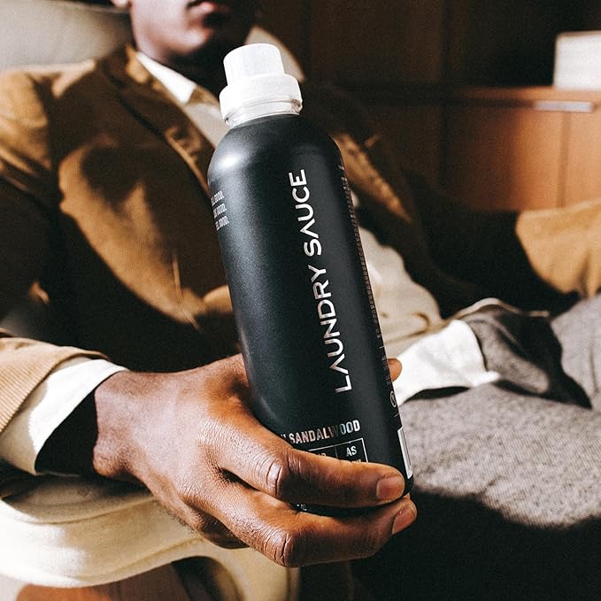 Laundry Sauce - Laundry Fabric Softener (Australian Sandalwood) Luxury Fragrance, Softens & Preserves Fabric, Reduces Wrinkles, 19 Fl Oz