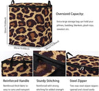 Large Comforter Storage Bag with Zipper,Closet Organizer for Clothes/Blankets/Quilts/Pillows,Fabric Storage Bags with Portable Handles 95L(2-Pack)