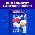 Mr. Clean Magic Eraser Sponge, All Purpose Cleaner, Long Lasting Cleaning Scrubber, Wall, Sneaker, Oven, Kitchen, Bathroom Cleaner, Shower Cleaning Supplies, Whole Home Extra Durable XL, 6ct