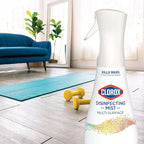 Clorox Disinfecting Mist Refill, Multi-Surface Disinfectant, Household Essentials, Lemongrass Mandarin, 16 Fluid Ounces
