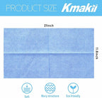 KMAKII Handi Wipe Reusable Cloths - Multi-Purpose Disposable Dish Cloths and Towels, Ultra Absorbent, Fast-Dry, Durable Cleaning Wipes for Kitchen and Home, Blue, 11.8 x 21 inches, Pack of 80