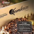 EZ Kut Kamikaze Straight Blade Pruning Saw – 18" Heavy Duty SK5 Carbon Steel – Japanese Pull-Cut Technology – Ergonomic Anti-Fatigue Grip – Tree Trimming Hand Saw with Scabbard