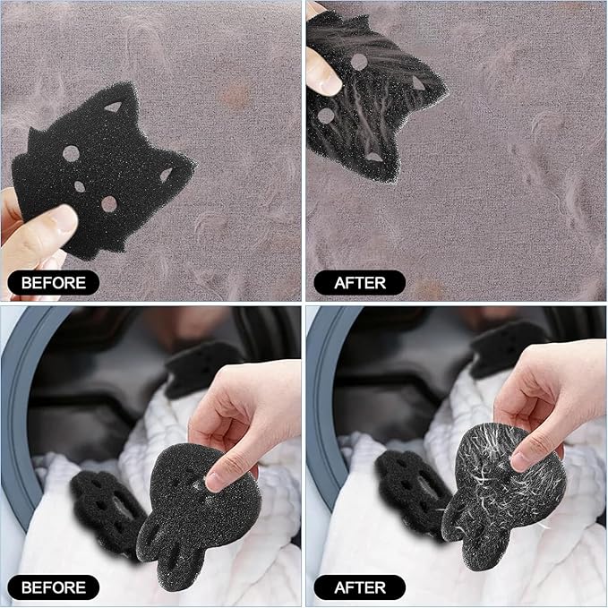 Pet Hair Remover for Laundry-6PCS,Dog Hair Remover for Laundry,Pet Hair Remover Balls for Washing Machine Reusable Hair Catcher for Dogs and Cats (1)