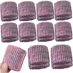 20Pcs Steel Wool Soap Pads Steel Wool Scrubber Non Scratch Soap Pads Effective Clean Metal Scouring Pads for Cleaning Pots, Pans, Ovens Tough Kitchen Grease., Pink