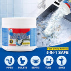 BELL BIRD Drain Opener,Powerful Unclogging,Crystal lye, Sodium hydroxide, Unclog drains, Bathroom sinks, Kitchen sinks, Shower pipes (1 PSC, Gram, 260)