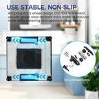 M83 Portable Smart Window Cleaning Robot, 4-Water Spray & 5600PA High Suction Power Clean, Edge Detection Sensor, Perfect for Glass, High-Rise Windows, and Tiles (Gun Grey)