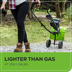Greenworks 60V 8" Cordless Cultivator/Tiller + 4.0Ah Battery and Charger