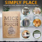 All-Natural Mice Repellent Pouches – Harmless Peppermint Essential Oil Mouse Deterrent - Keep Mice Out of Your Home and Your Family Safe - by Tougher Than Tom