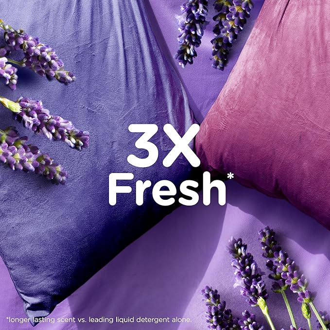 Downy Ultra Soft Fabric Softener Liquid, Calm, Lavender and Vanilla Bean, 26 fl oz, 39 Loads