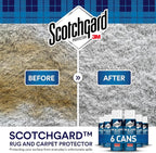 Scotchgard Carpet & Upholstery Protector Spray, 14 oz (Pack of 6) – Blocks Stains & Resists Soiling, Fabric Stain Guard for High-Traffic Areas, Easy to Apply for Long-Lasting Protection
