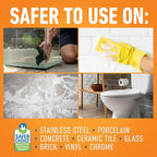 CLR Brands Calcium, Lime & Rust Remover with Cling, 22 oz. Spray Bottle, Adheres to Hard-to-Reach Surfaces, Blasts Calcium, Dissolves Lime Deposits, Zaps Stubborn Rust Stains and Hard Water Deposits