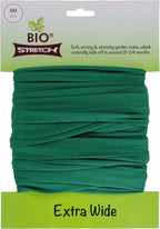 Extra Wide Soft Tree Ties - Strong & Stretchy Support for Large Plants & Young Trees - Cut-to-Length Green Garden Tape for Home & Professional Gardening (26 ft / 8M)