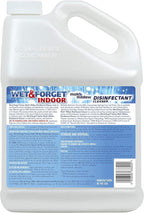 Wet & Forget Indoor Mold and Mildew All-Purpose Cleaner Deodorizes, Disinfects, Kills 99.9% of Bacteria and Viruses, Refill, 128 Fl. Oz.