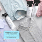 Begley's 3-in-1 Wrinkle Remover, Quick Fix Wrinkle Release, Static Cling Remover, Odor Eliminator and Fabric Refresher Spray - USDA Certified Biobased - Lavender, 3 oz Travel Size