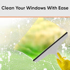 Superio Rubber Squeegee, 2 Pack, Streak Free All Purpose Window Squeegee, Comfort Grip Handle and Hanging Hook (Grey, 6 Inch- 10 Inch Set)