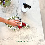 Reusable Paper Towels - 10 Pack - Roll of Washable Cotton Cloth Paper Towels - Paperless Reusable Napkins Cloth Washable - Absorbent + Long Lasting - Zero Waste Products - (Butterfly)