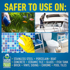 CLR Free & Clear, No Dyes or Fragrances, Gentle Lime and Bathroom Descaler, Removes Hard Water Stains and Rust Deposits - Amazon Exclusive