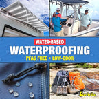 STAR BRITE Low-Odor Water-Based Waterproofing - Adds And Restores Water-Repellency And UV Protection To New, Delicate, Aged, Worn Or Sun-Damaged Fabrics