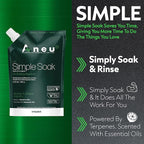 Aneu Simple Soak 32oz – Soak & Rinse Formula | Easily Dissolves Tough Resins & Grime | No Shaking Required | Cleans Glass, Silicone, Metal, & Borosilicate | 32oz - 1 Pack