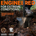 CKG Adjustable Shovel for Metal Detecting with Double Serrated Blade, Stainless Steel 304 Metal Detector Portable Shovel, Metal Detector Accessories,Single