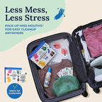 Miss Mouth's Messy Eater Laundry Detergent Sheets - 60 Loads Travel Friendly Detergent Sheets - Hypoallergenic, Sensitive Skin Safe, Pediatrician and Dermatologist Tested, Fragrance Free