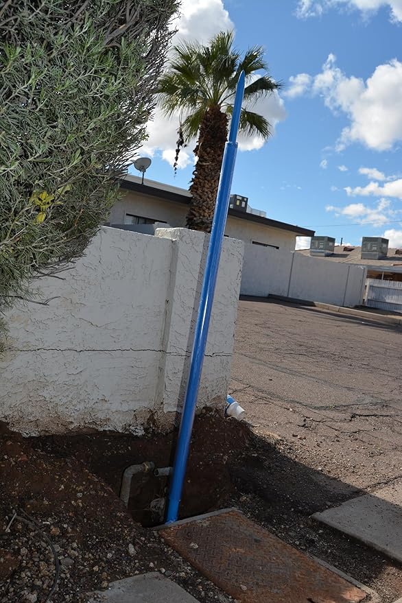 Sharpshooter Spade Shovel 78 Inch Drain Spade Trenching Shovel + Steel Digging Bar- Weighted Long Handle Sharp Shooter with Hardened Chromoly 15 Inch Head