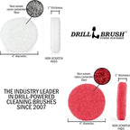 Bathroom - Cleaning Supplies - Drill Brush Power Scrubber Pads - Shower Cleaner - Bathtub - Bath Mat - Bathroom Sink - Tile Cleaner - Baseboard Cleaner - Vinyl Flooring - Hard Water Stain Remover