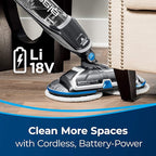 BISSELL Spinwave Cordless Hard Floor Expert Spin Mop Cleaner 18V with washable mop pads for sealed hard floors