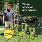 Rocklin™ Lawn Leveling Rake | Levelawn Tool | Level Soil or Dirt Ground Surfaces Easily | 48” x 10” Ground Plate | 78” Extra Long Handle | Stainless Steel