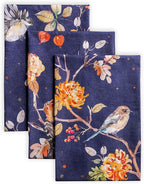 Maison d' Hermine Kitchen Towels Set of 3 100% Cotton 27.50" x 20" Reusable Cloth Tea Dish Towels Absorbent with Hanging Loop for Kitchen, Home, Dining, Cocktail Parties (Kelim - Infinity)