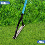sancat Weed Cutter with Double-Edged Sharp Blade,51 inch Stainless Steel Weeder,Grass Cutter Tool for Garden, Yard, Field and Ditches,Garden Weed Wacker, Sickle with Long Handle