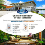 Seal-Once Premium Multi-Surface Cleaner Concentrate, Cleans & Enhances a Wide Range of Applications from Wood, Concrete, Outdoor Fabrics, Docks and Piers, Cleans up to 2,400 Sq. Ft. (2 lb.)