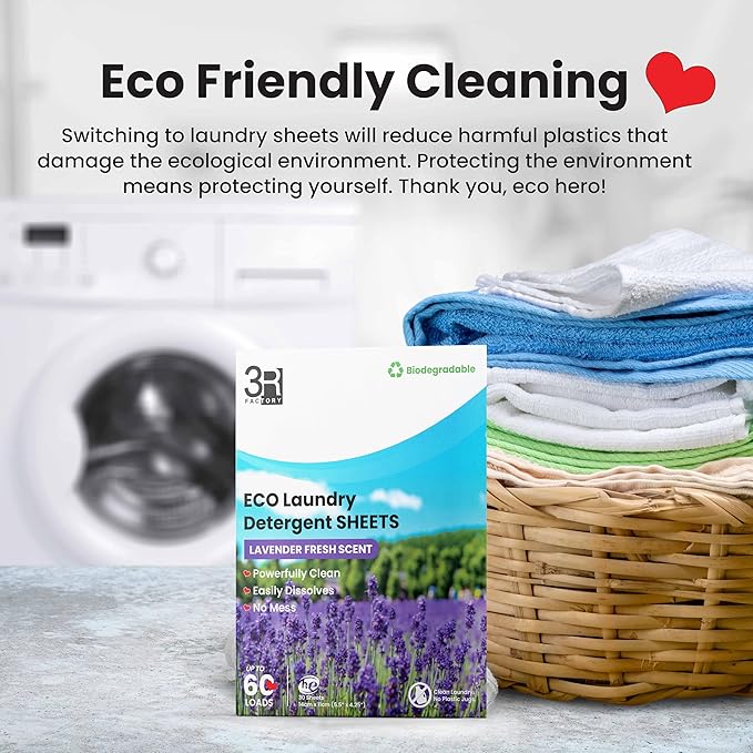 Dryer Sheets Lavender Scent Dryer Sheet, (HE) Laundry Detergent Sheets