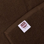 Utopia Towels 24 Pack Cotton Washcloths Set, 100% Ring Spun Cotton, Premium Quality Flannel Face Cloths, Highly Absorbent and Soft Feel Fingertip Towels, Brown