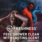 Old Spice Cleansing Body Wash for Men, 3X Defense, 24/7 Shower Fresh with Lasting Scent, 2-in-1 Body & Face Wash, Krakengard with Deep Ocean Scent, 33.4 (Pack of 4)