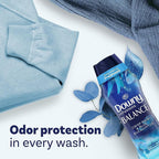Downy Balance In-Wash Laundry Scent Booster Beads, Crisp Rain and Blue Eucalyptus scent, 18.2 oz, laundry scent beads, Long-lasting Freshness