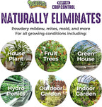 Trifecta Crop Control Ready to Use Maximum Strength Natural Pesticide, Fungicide, Miticide, Insecticide, Help Defeat Spider Mites, Powdery Mildew, Botrytis and Mold on Plants 32 OZ Size