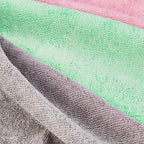 Amazon Basics Microfiber Cleaning Cloths, Ultra-Soft and Highly Absorbent, Streak-Free, Lint-Free, Scratch-Free, Washable, for Car Detailing and Glass Cleaning, 16" x 12", Green/Gray/Pink, 24-Pack