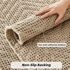 Bathroom Floor Mat,Boho Bath Rug,Super Absorbent Bath Mat,Bathroom Rugs Non Slip Washable, Quick Dry Shower Mats, Ultra Soft Bath Mat Towel,Brown,18"*30"