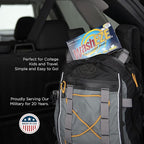 WashEZE 3 in 1 Laundry Detergent Pods, 10 Count, Unscented, Portable, TSA Compliant, Stain Fighter, Fabric Softener, Static Guard