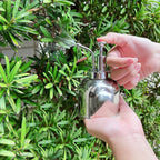Plant Mister Spray Bottle Stainless Steel Watering Can for Indoor Plants Succulent Bonsai Garden Houseplant Spritzer Modern Garden Tools 10oz/300ml (Silver)