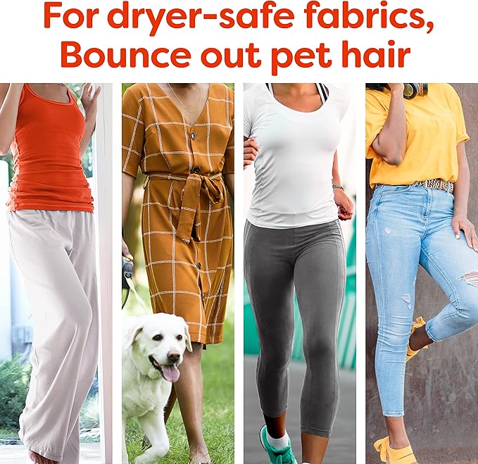 Bounce Fabric Softener Sheets, Fresh Scent, 180 Count | Pet Hair and Lint Guard | Pack of 2 | 3X Pet Hair Fighters