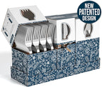 Exquisite Silver Plastic Silverware Heavy Duty 600 Pack - Utensil Caddy For Parties, Utensil Holder For Kitchen Counter 200 Each Plastic Spoons Forks & Knives Set Flatware Sets Disposable Silverware.