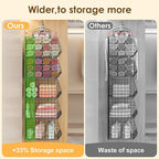 Capacity Upgrade Edition Deeper 4'' 5 Tier Foldable Hanging Closet Organizer and Storage，Wire Cabinet Shelves and Rack with 5 S Hooks,Stackable Metal Basket Bins for Clothes Shoe Purse,Black