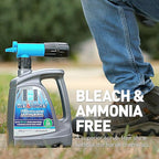 Wet & Forget Window & Screen Cleaner – Outdoor Window Cleaner Spray & Hose Attachment; No Scrubbing, Superior Scrub-Free Shine for Windows & Screens; 48oz (Pack of 2)