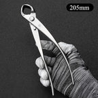 TianBonsai Bonsai Tools 5-Piece Alloy Steel Bonsai tool Kit In Cluding 210mm Long Handle Scissors / 205mm Branch Cutter / 205mm Knob Cutter / 200mm Straight Root Hook/Tweezers (NBK5-01)