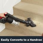 Eureka Cordless Vacuum Cleaner, Vacuum Cleaner for Home Rechargeable, Lightweight Stick Vacuum for Hardwood and Pet Hair,Rose Red, NEC101