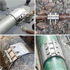 Pipe Repair clamp,Leak Sealer,Emergency Pipe Repair Kit for Plastic and Metal Pipes (87mm-91mm/3.5 inch)