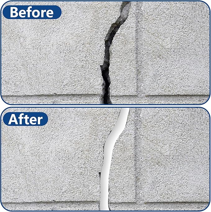 moonoom 32.8Ft Foam Silicone Backer Rod, White Crack Caulk Saver, Concrete Expansion Joint Filler for Wall Tile Gaps Joints Filling and Sealing (1/4 Inch)